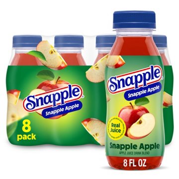 Snapple Apple Fruit Drink Mini 8 pk Bottles