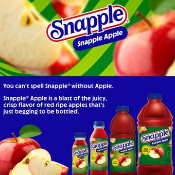 Snapple Apple Fruit Drink Mini 8 pk Bottles