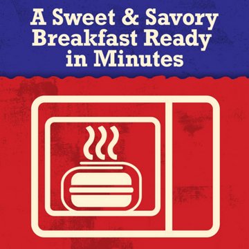 Jimmy Dean Blueberry Griddle Cake Sandwiches - Pork & Chicken Sausage, Egg & Cheese, 4 ct