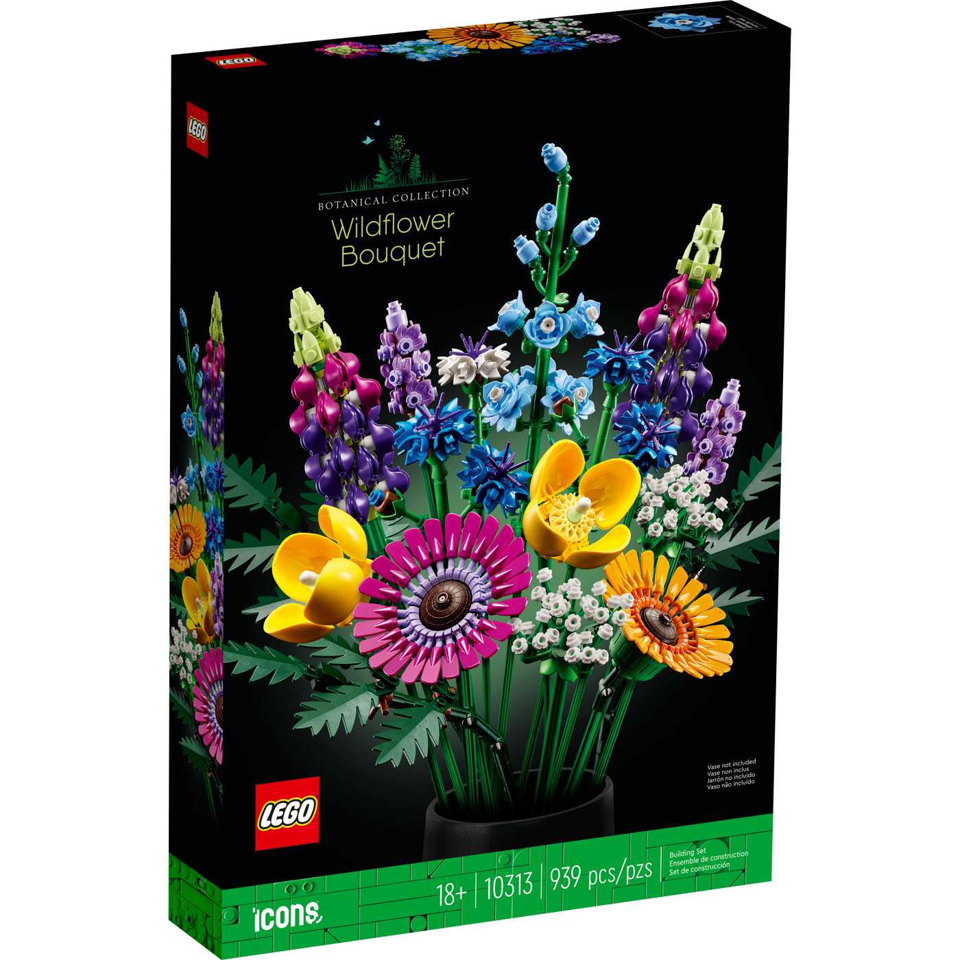 LEGO Icons Botanical Collection Wildflower Bouquet Set; image 2 of 2