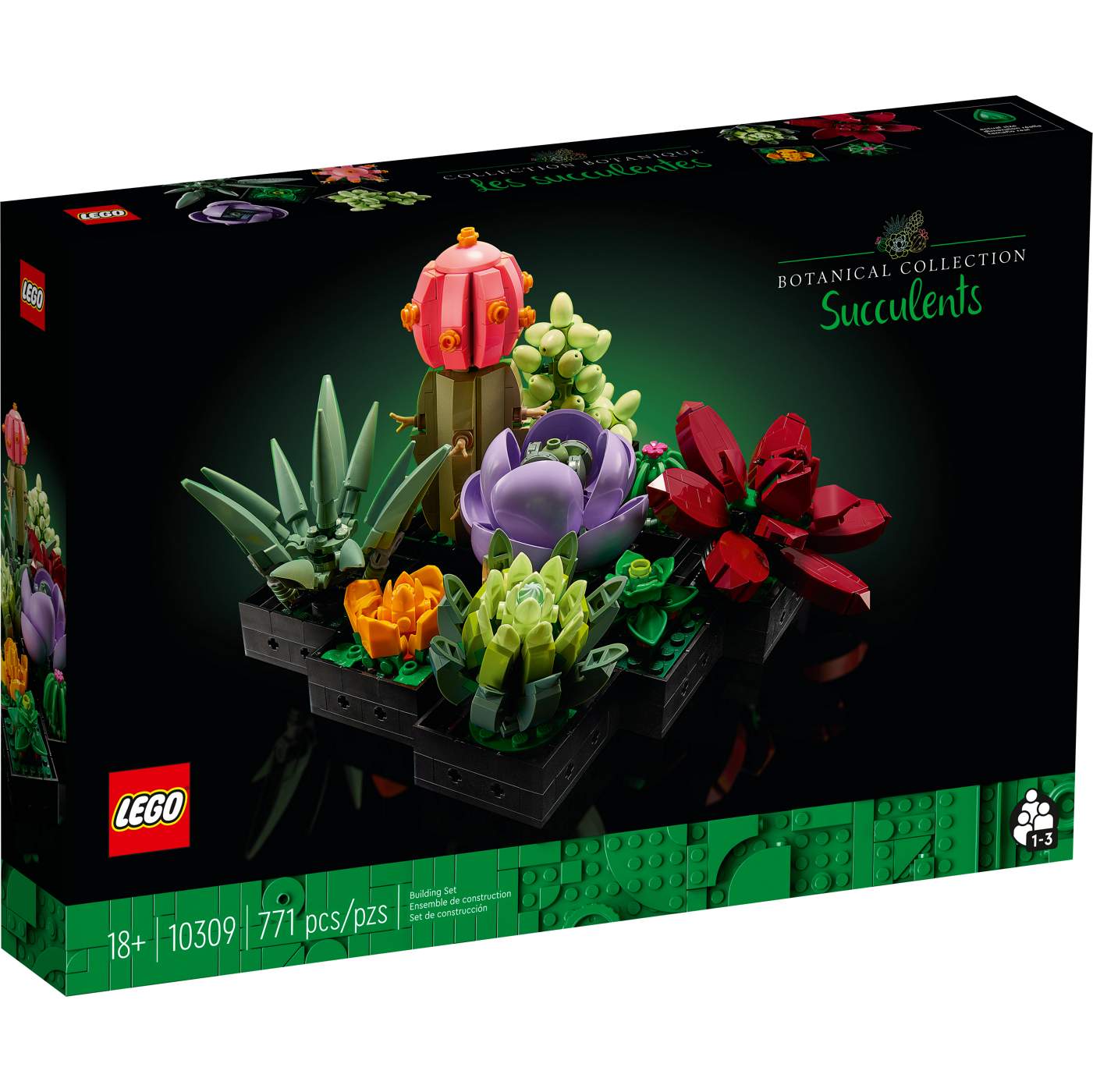 LEGO Icons Botanical Collection Succulents Set; image 2 of 2