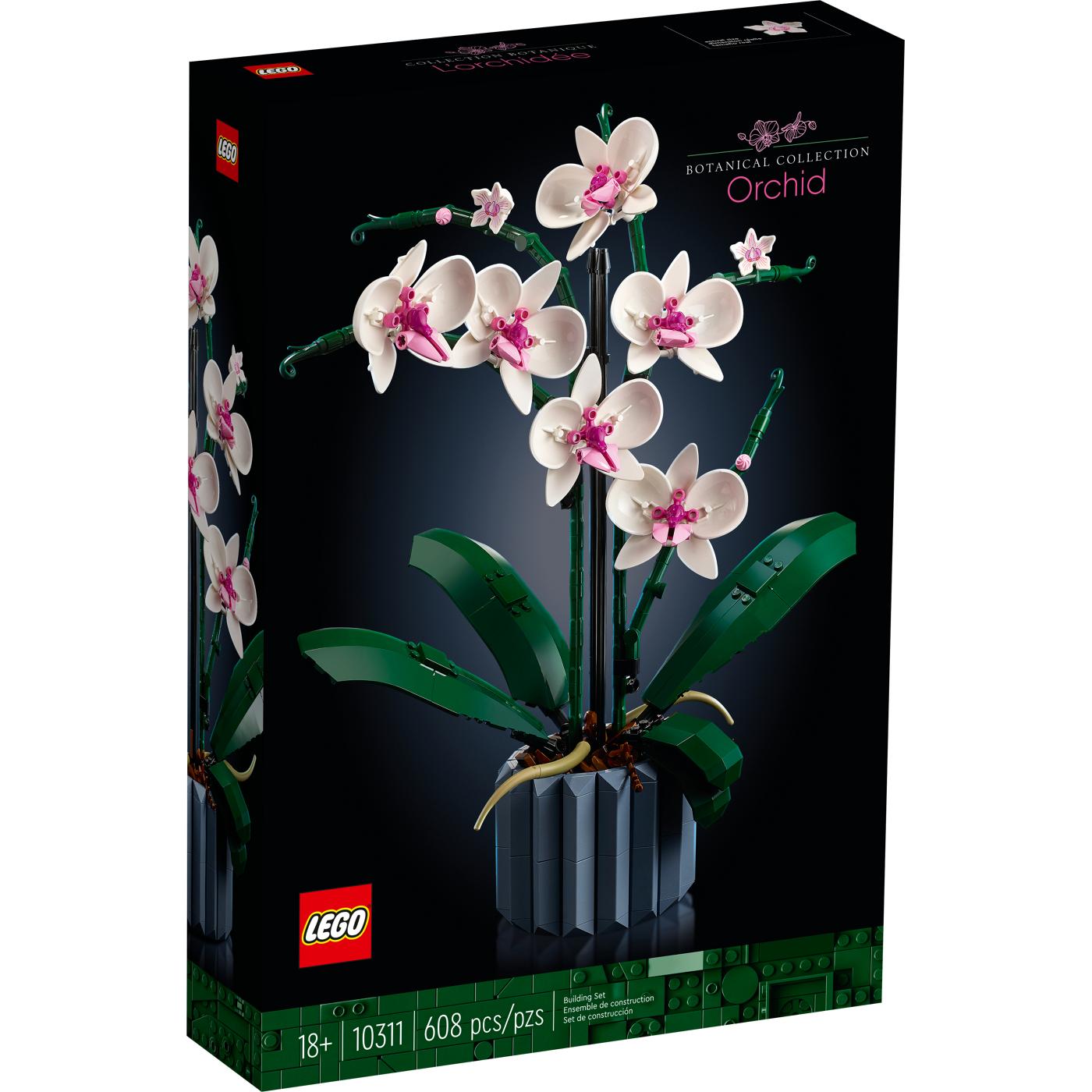 LEGO Icons Botanical Collection Orchid Set; image 2 of 2