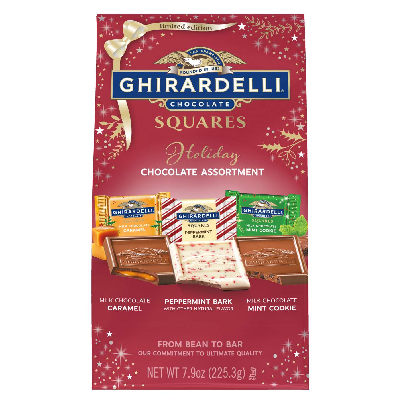 Ghirardelli Squares Holiday Chocolate Assortment Christmas Candy; image 1 of 3