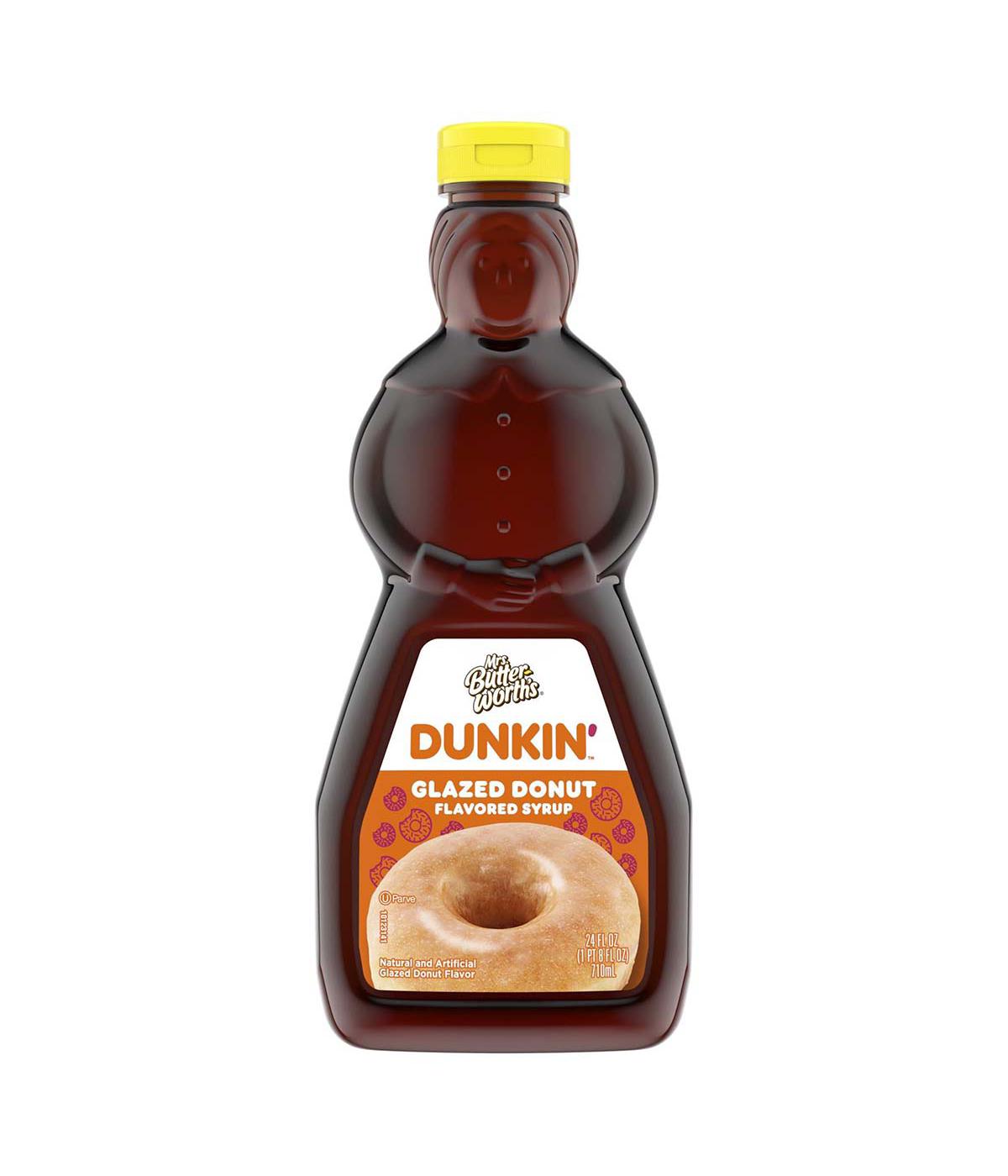 Mrs. Butterworth's Dunkin' Glazed Donut Pancake Syrup; image 1 of 2
