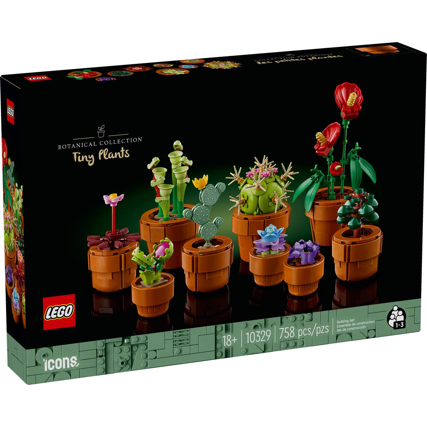 LEGO Icons Botanical Collection Tiny Plants Set; image 2 of 2