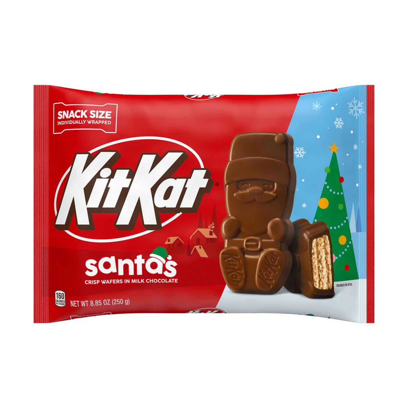 Kit Kat Milk Chocolate Santas Snack Size Christmas Candy; image 1 of 4