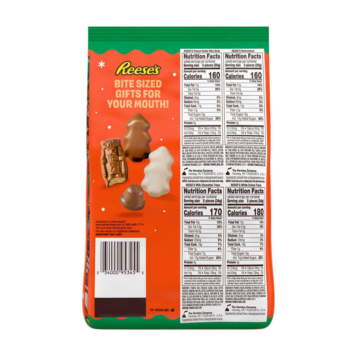 Reese's Peanut Butter Shapes Assortment Christmas Candy Shop Candy at