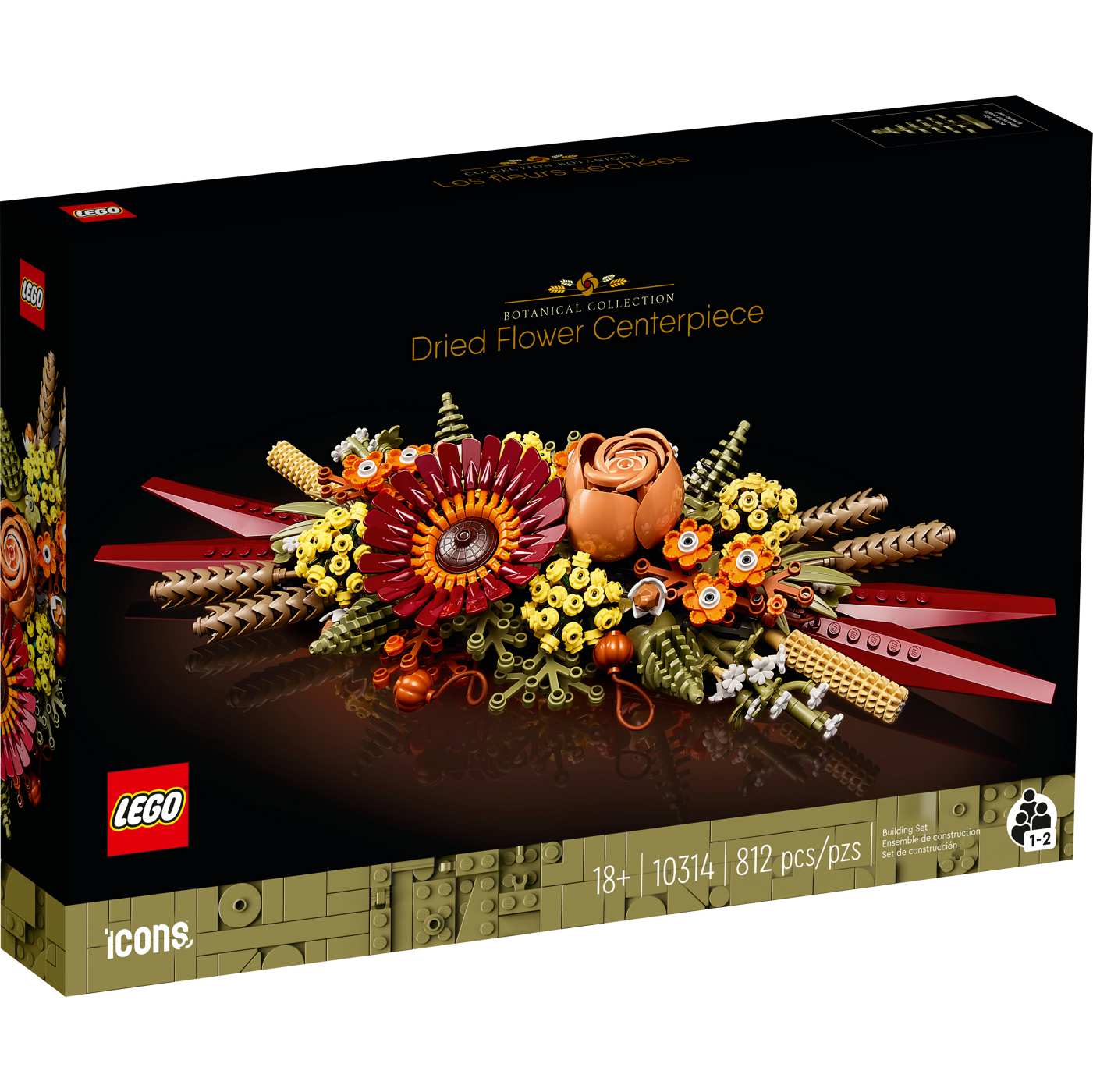 LEGO Icon Botanical Collection Dried Flower Centerpiece Set; image 2 of 2