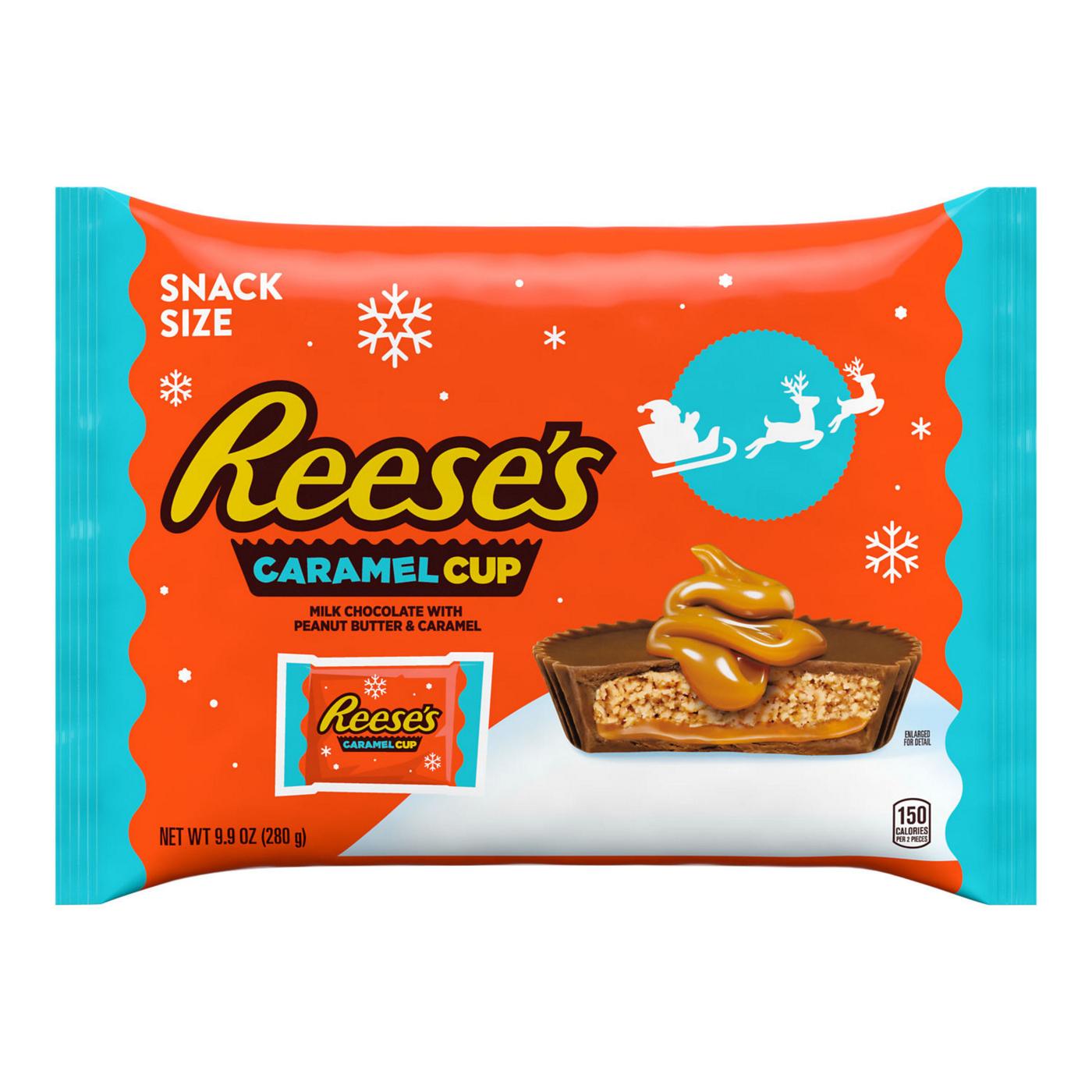 Reese's Caramel Cup Snack Size Christmas Candy; image 1 of 4