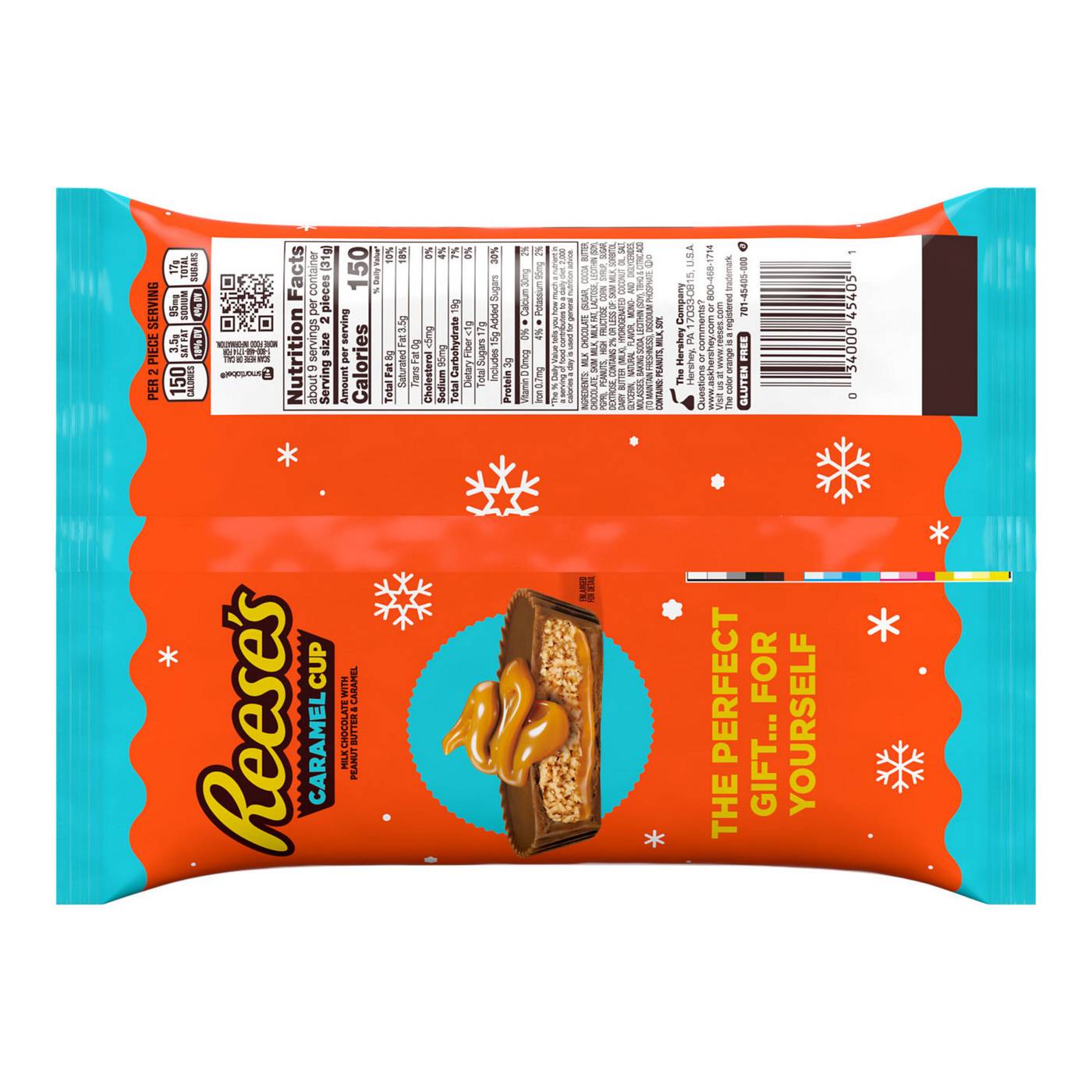 Reese's Caramel Cup Snack Size Christmas Candy; image 4 of 4