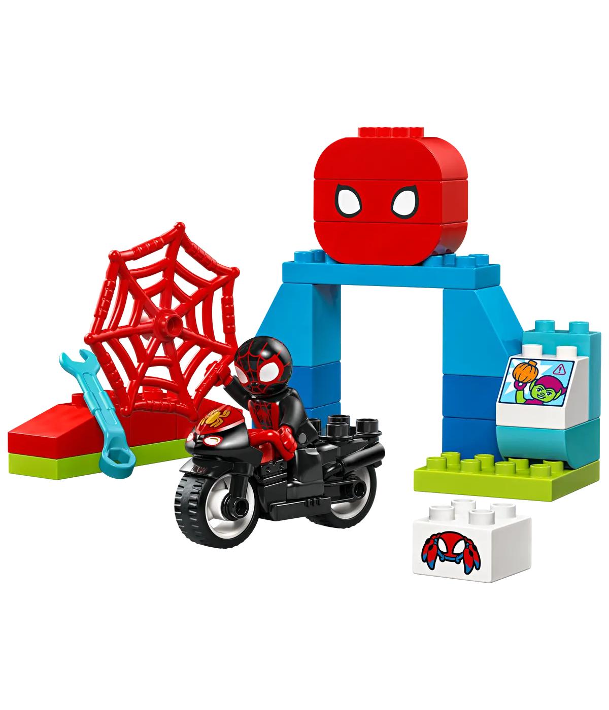 LEGO DUPLO Spidey & His Amazing Friends Spin's Motorcycle Adventure Set; image 1 of 2