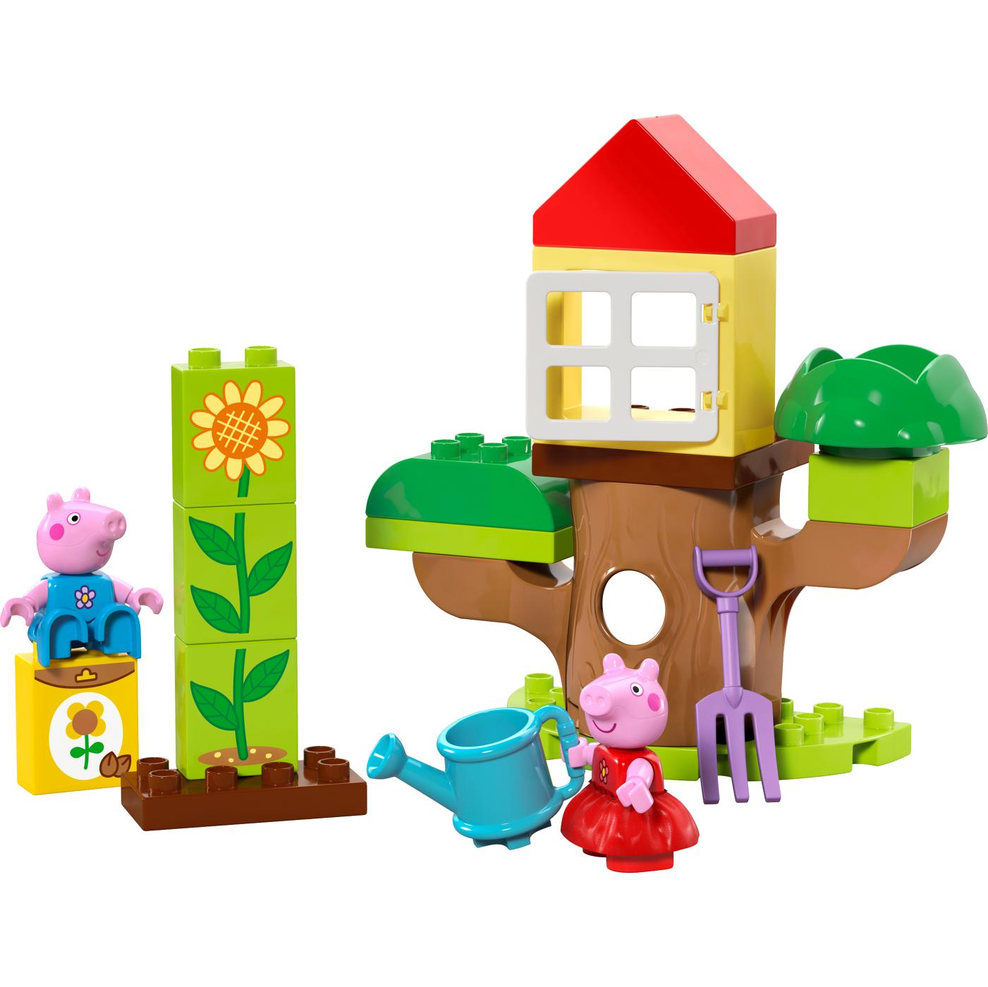 LEGO DUPLO Peppa Pig Garden & Tree House Set; image 1 of 2