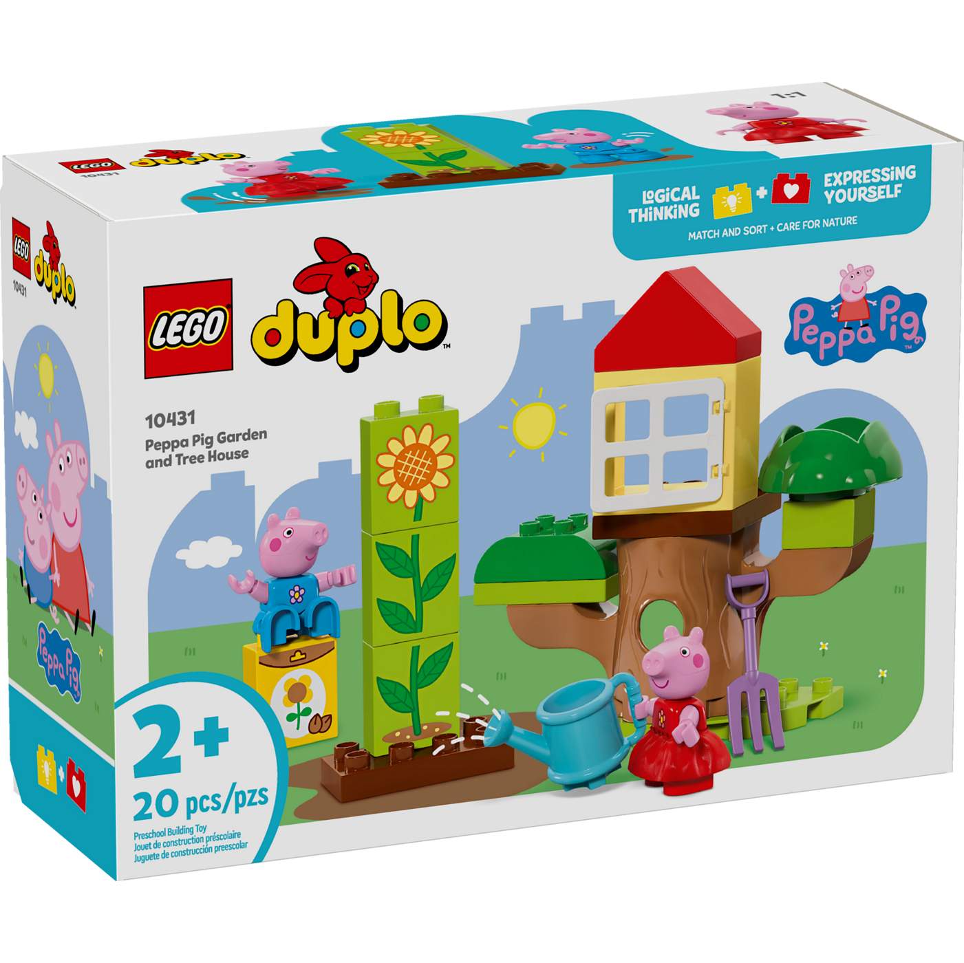 LEGO DUPLO Peppa Pig Garden & Tree House Set; image 2 of 2