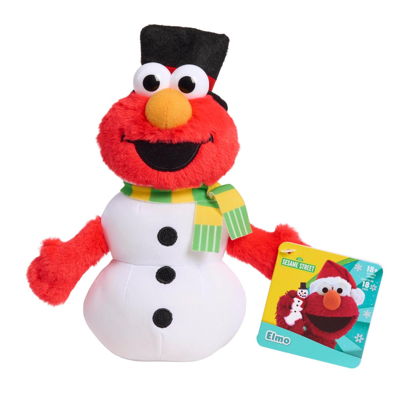 Sesame Street Elmo Snowman Christmas Plush; image 1 of 2