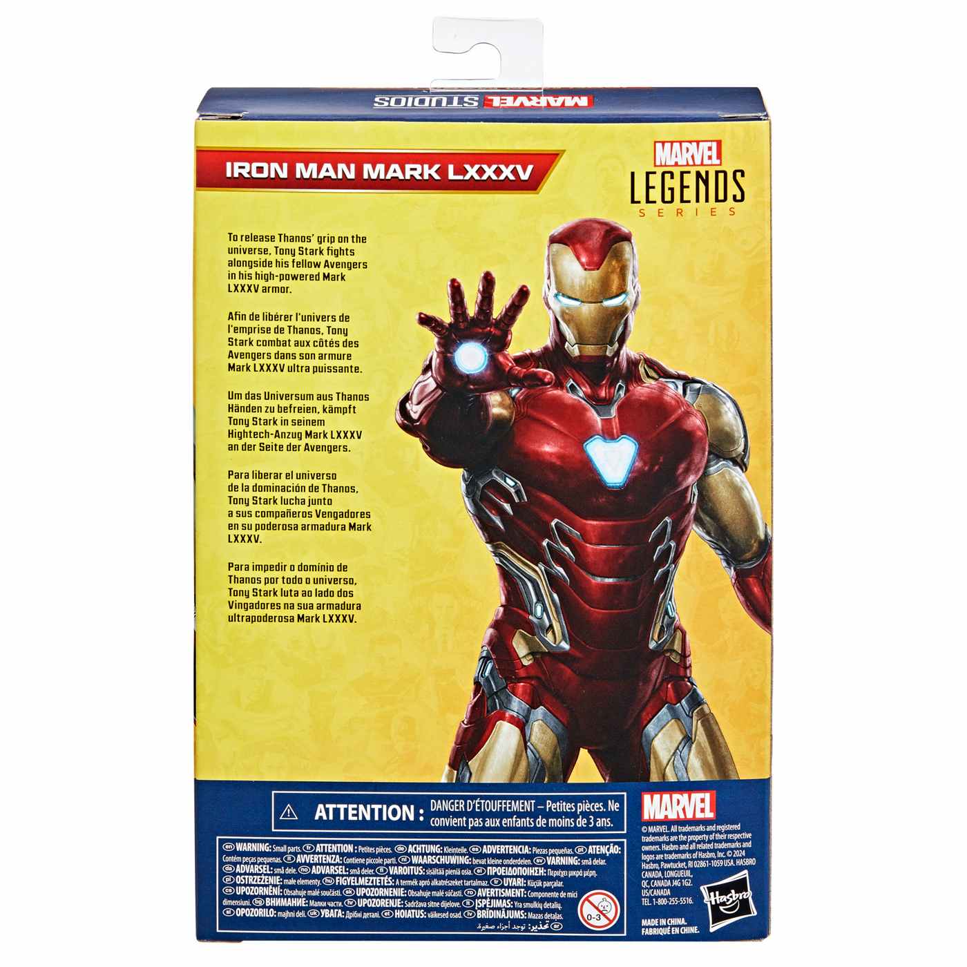 Marvel Legends Series Iron Man Mark LXXXV Action Figure; image 3 of 4