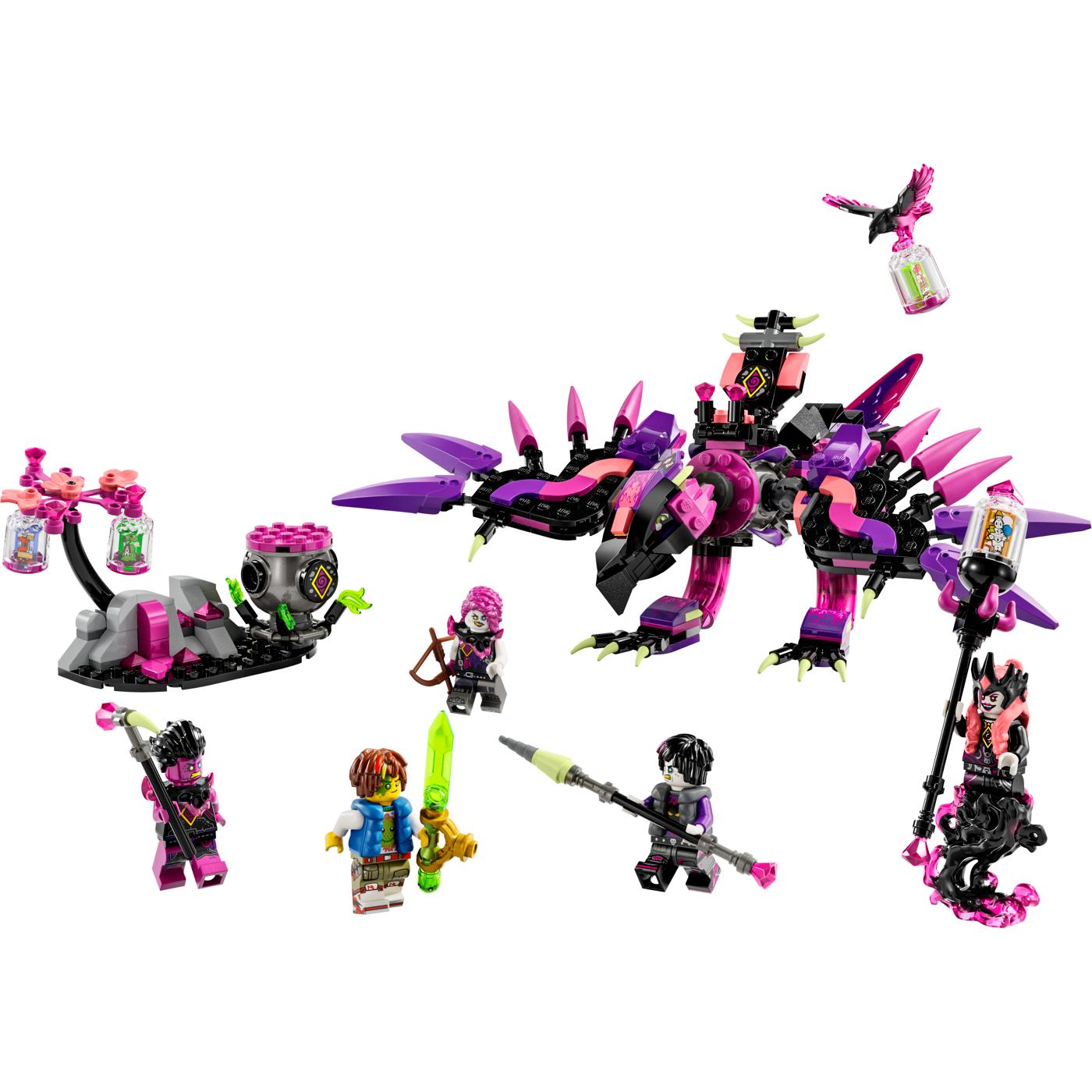 ノヴァクロスドラゴノイド、ミンクスエルフィン、マスターイングラム　セット LEGO DDREAMZzz The Never Witch's Nightmare Creatures Set - Shop