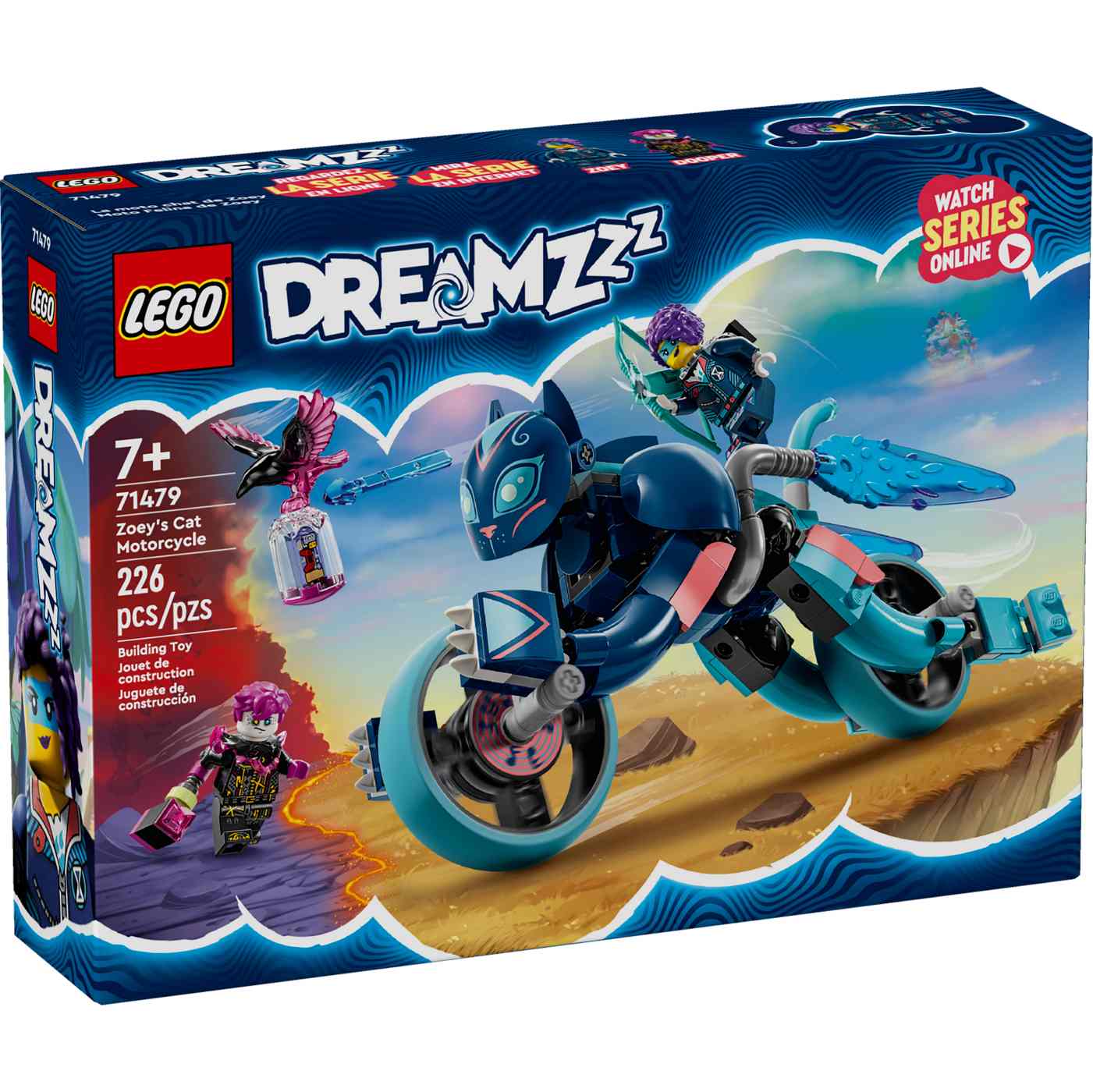 LEGO DREAMZzz Zoey's Cat Motorcycle Set; image 2 of 2