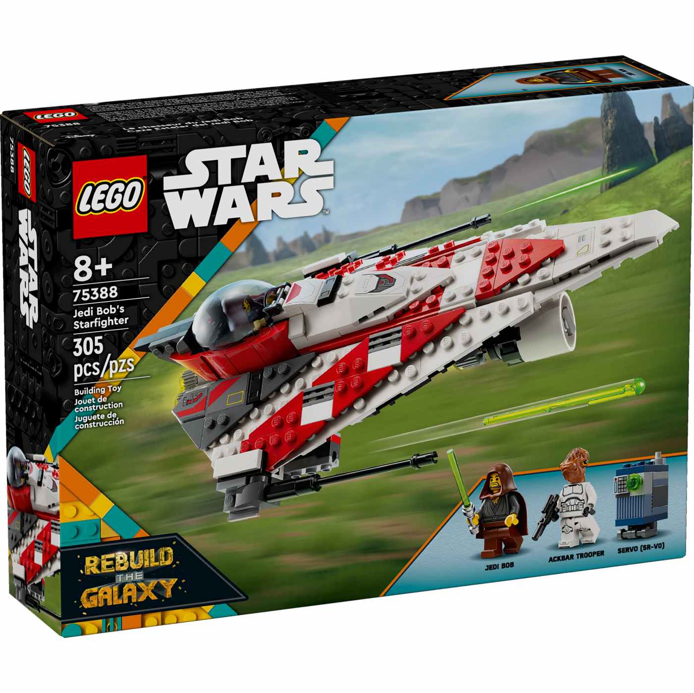 LEGO Star Wars Jedi Bob's Starfighter Set; image 2 of 2