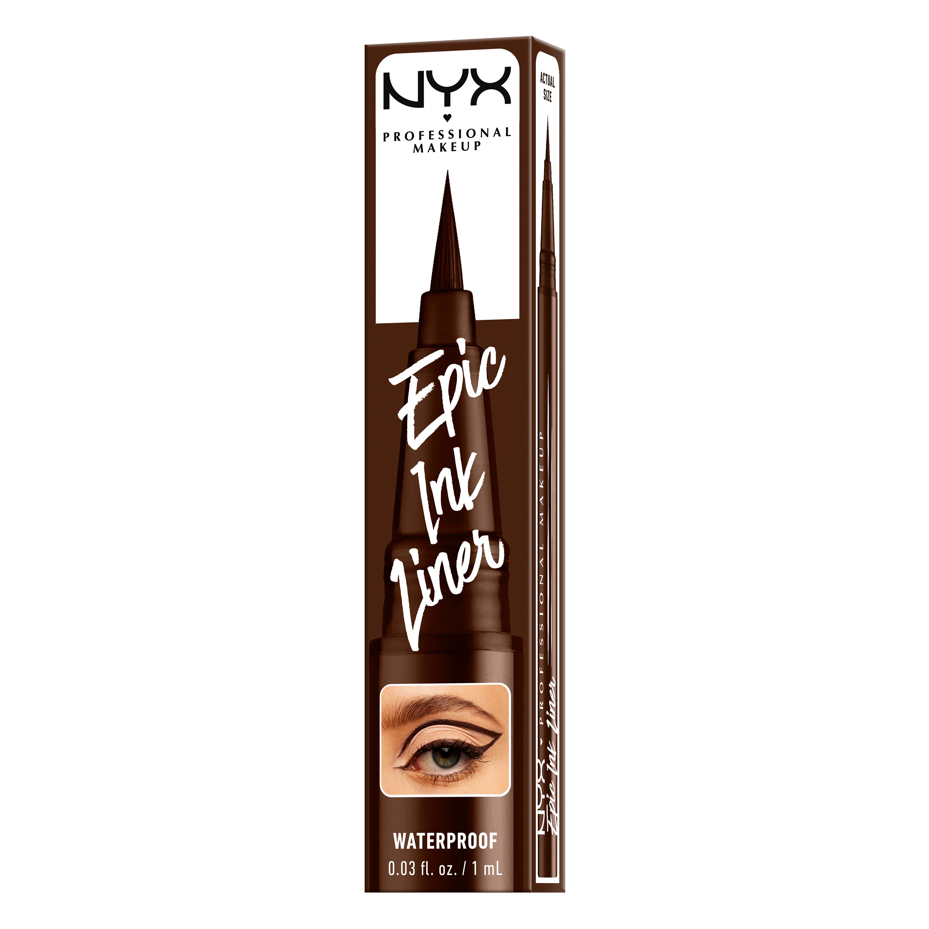 NYX Epic Ink Liner - Milk Chocolate - Shop Eyeliner at H-E-B