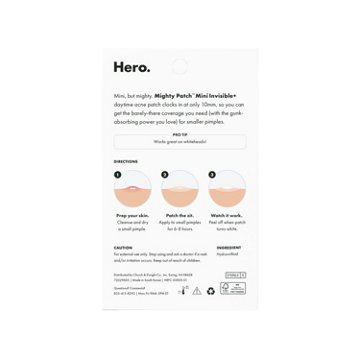 Hero Mighty Patch Mini Invisible+, 30 ct