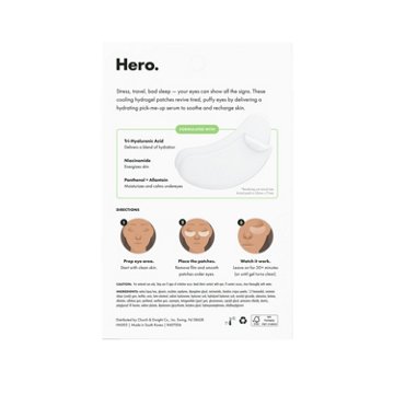 Hero Mighty Patch for Tired Eyes, 6 ct