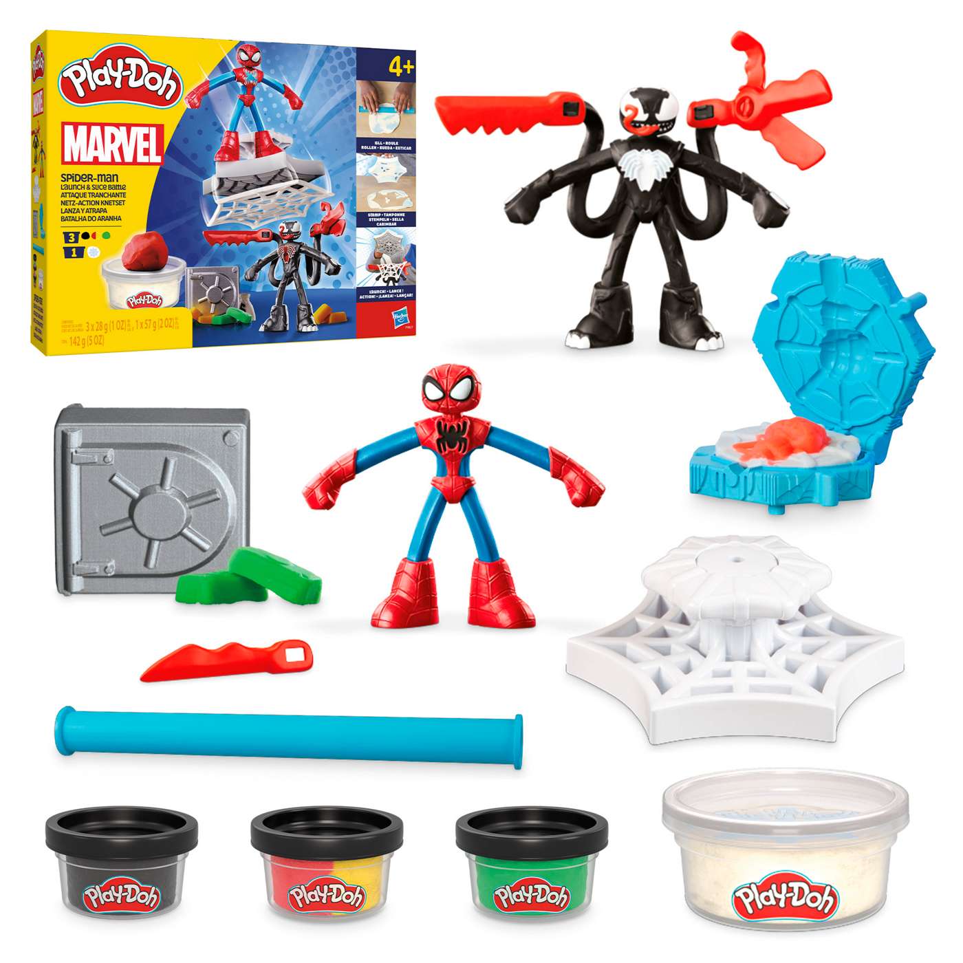 Play-Doh Marvel Spider-Man Launch & Slice Battle; image 4 of 4