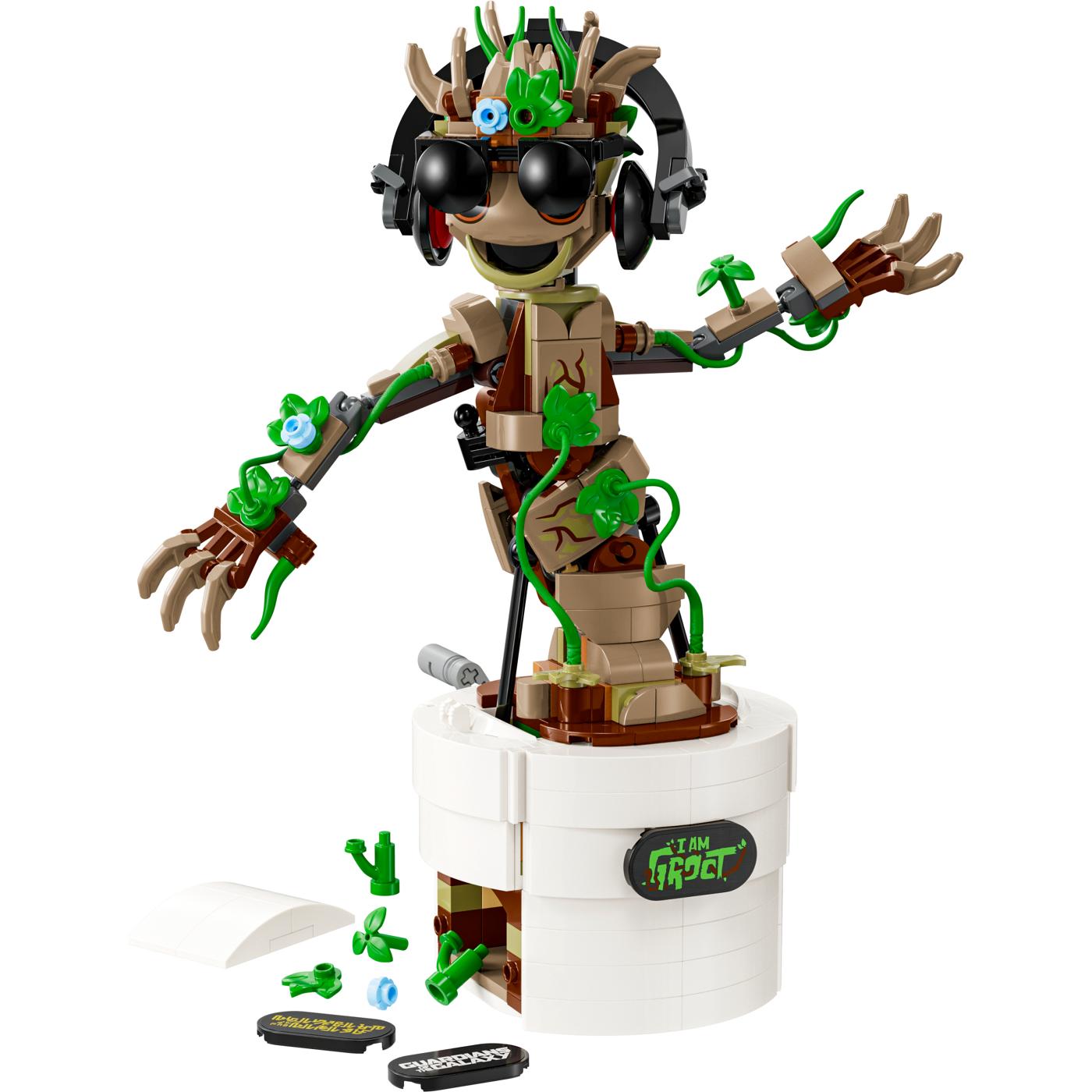 LEGO Marvel Dancing Groot Set; image 1 of 2