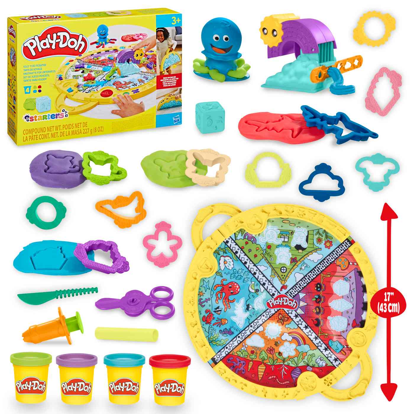 Play-Doh Fold 'N Go Playmat Starter Set; image 3 of 5