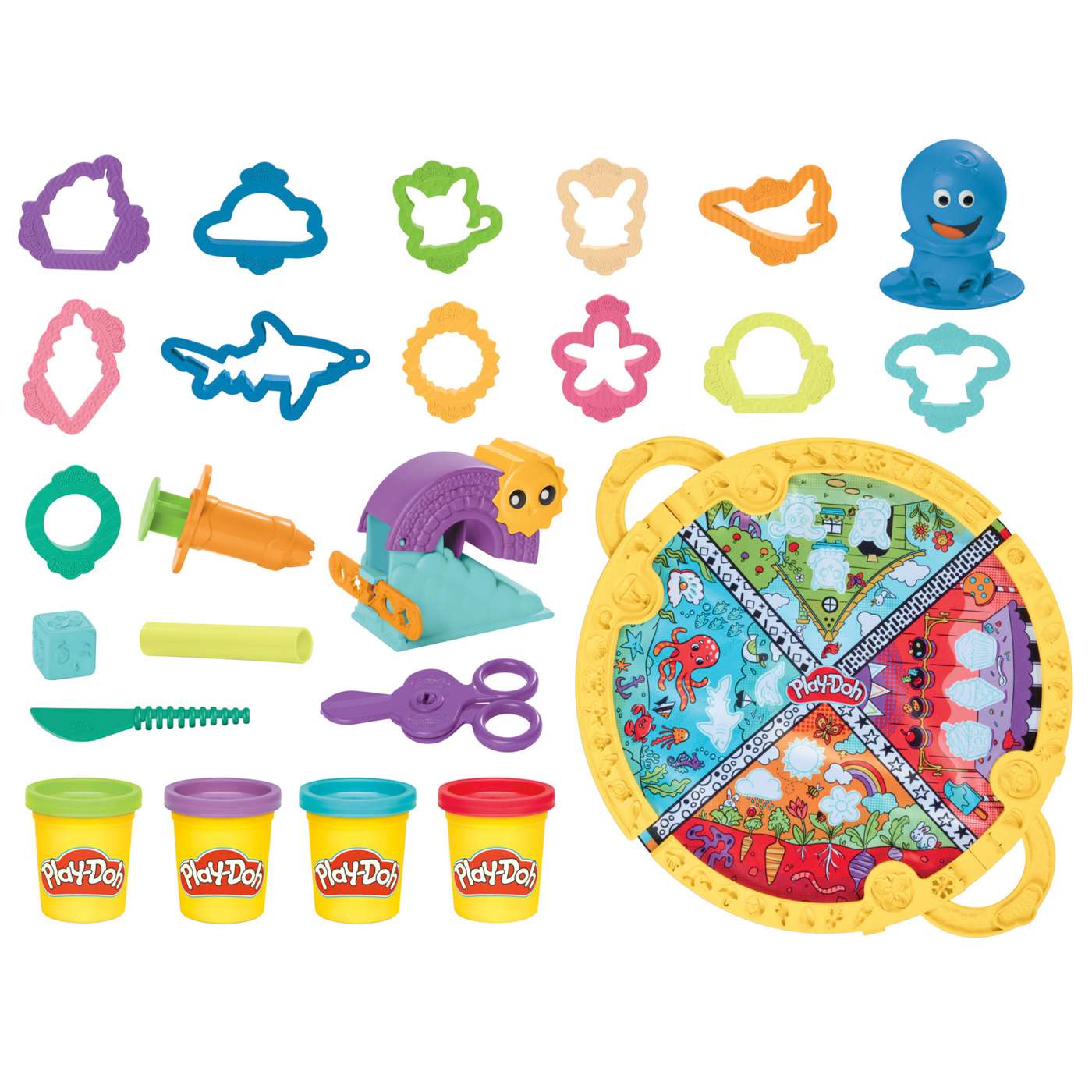 Play-Doh Fold 'N Go Playmat Starter Set; image 5 of 5