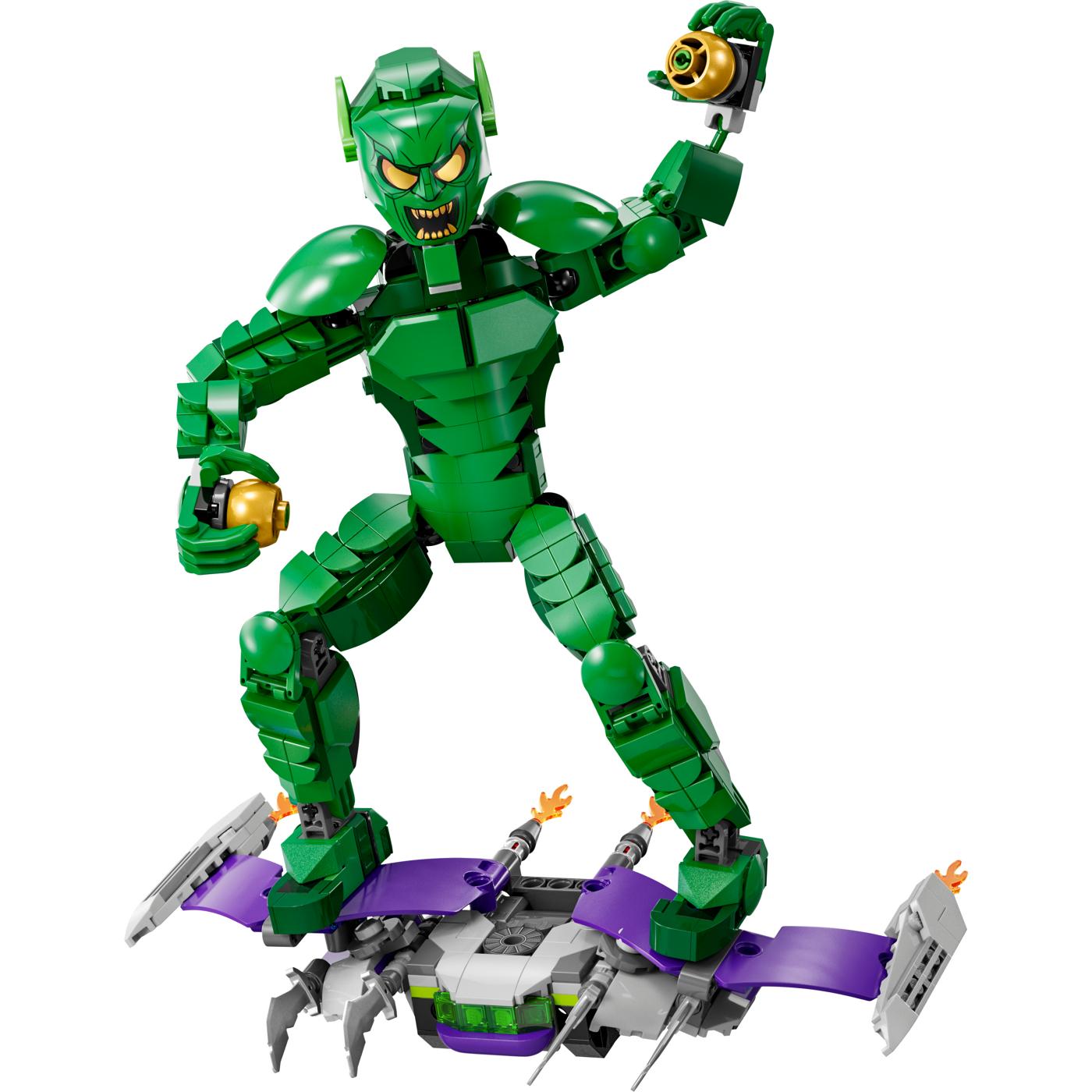 LEGO Marvel Green Goblin Construction Figure Set; image 1 of 2