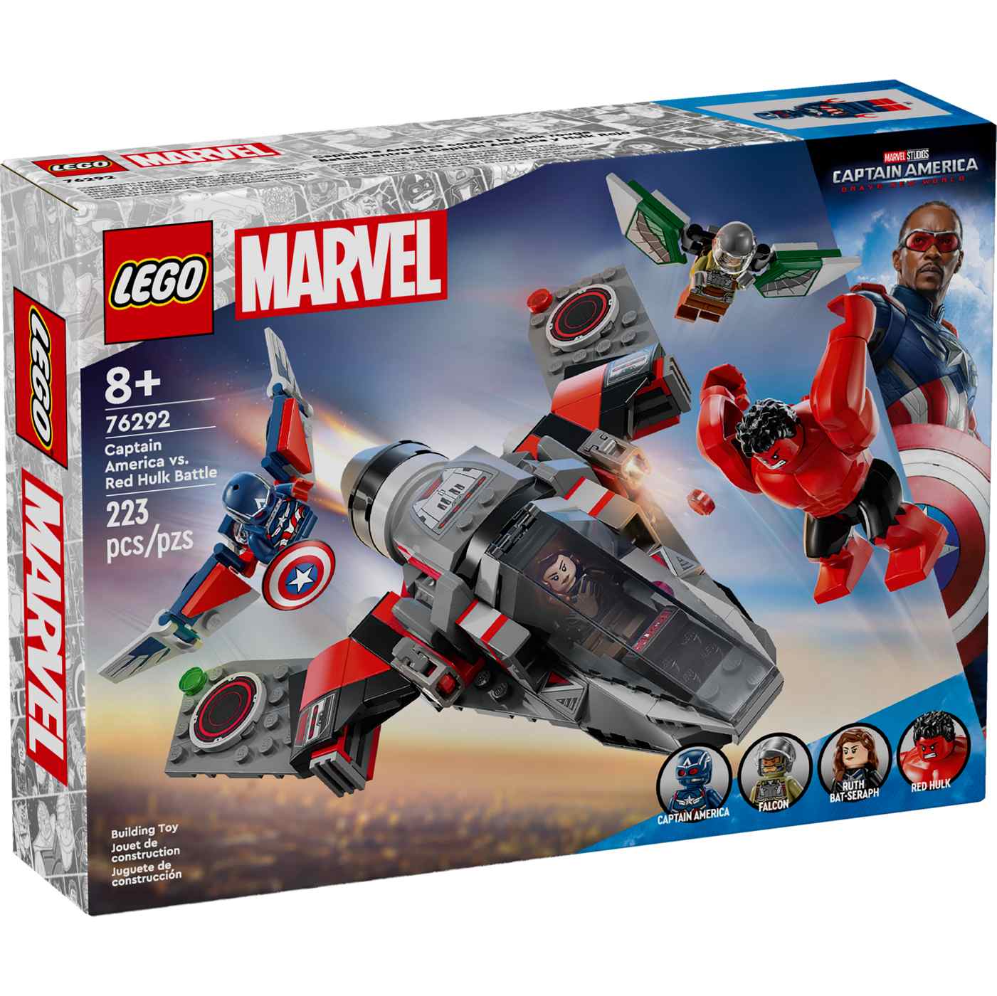 LEGO Marvel Captain America vs. Red Hulk Battle Set; image 2 of 2