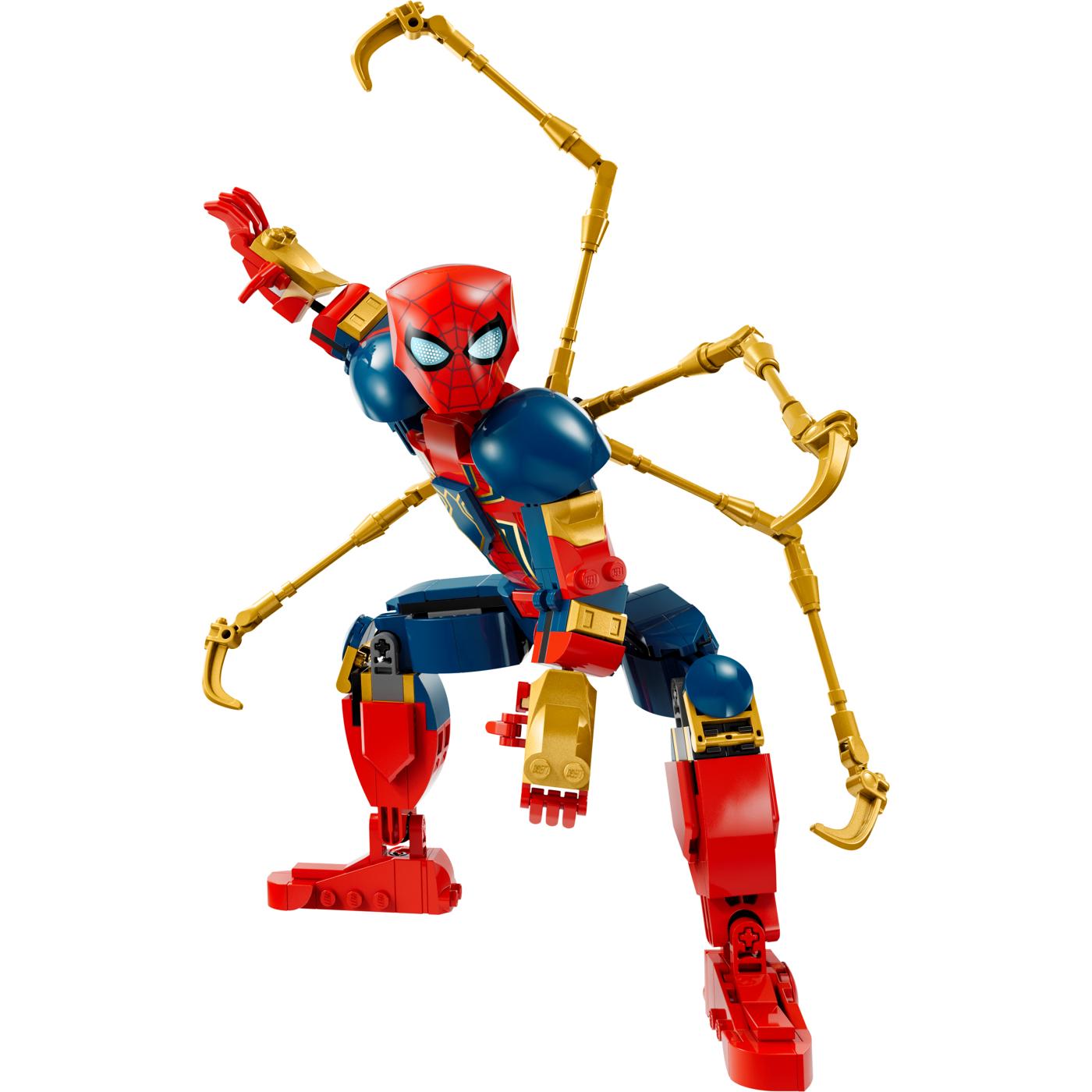 LEGO Marvel Iron Spider-Man Construction Figure Set; image 1 of 2