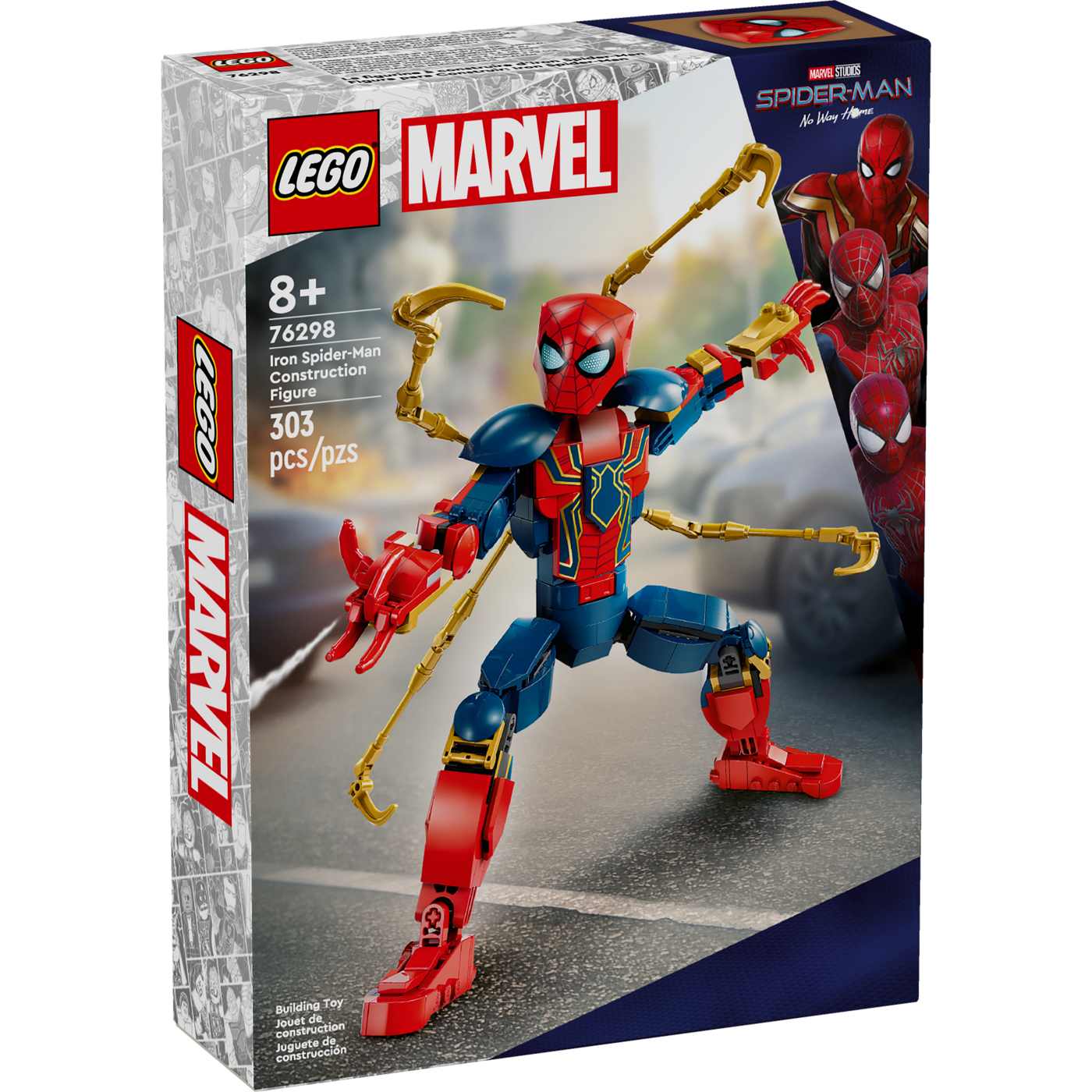 LEGO Marvel Iron Spider-Man Construction Figure Set; image 2 of 2