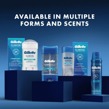 Gillette Clear Shield Gel Antiperspirant Deodorant - Tropical Breeze