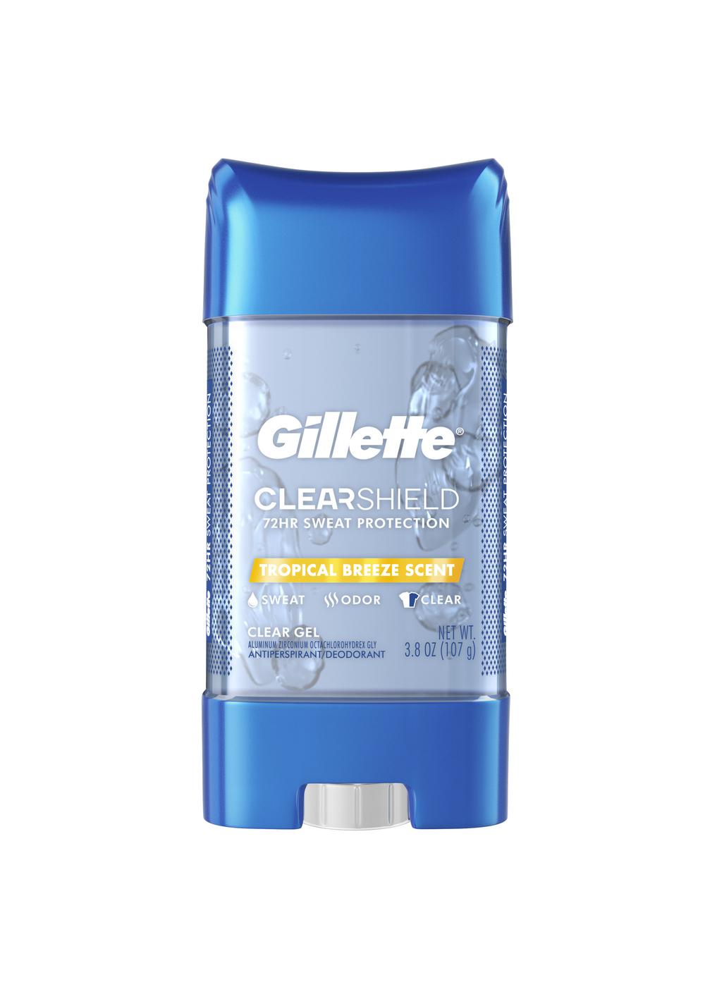 Gillette Clear Shield Antiperspirant Deodorant Gel - Tropical Breeze; image 1 of 6