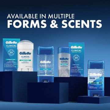 Gillette Clear Shield Gel Antiperspirant Deodorant - Wild Rain