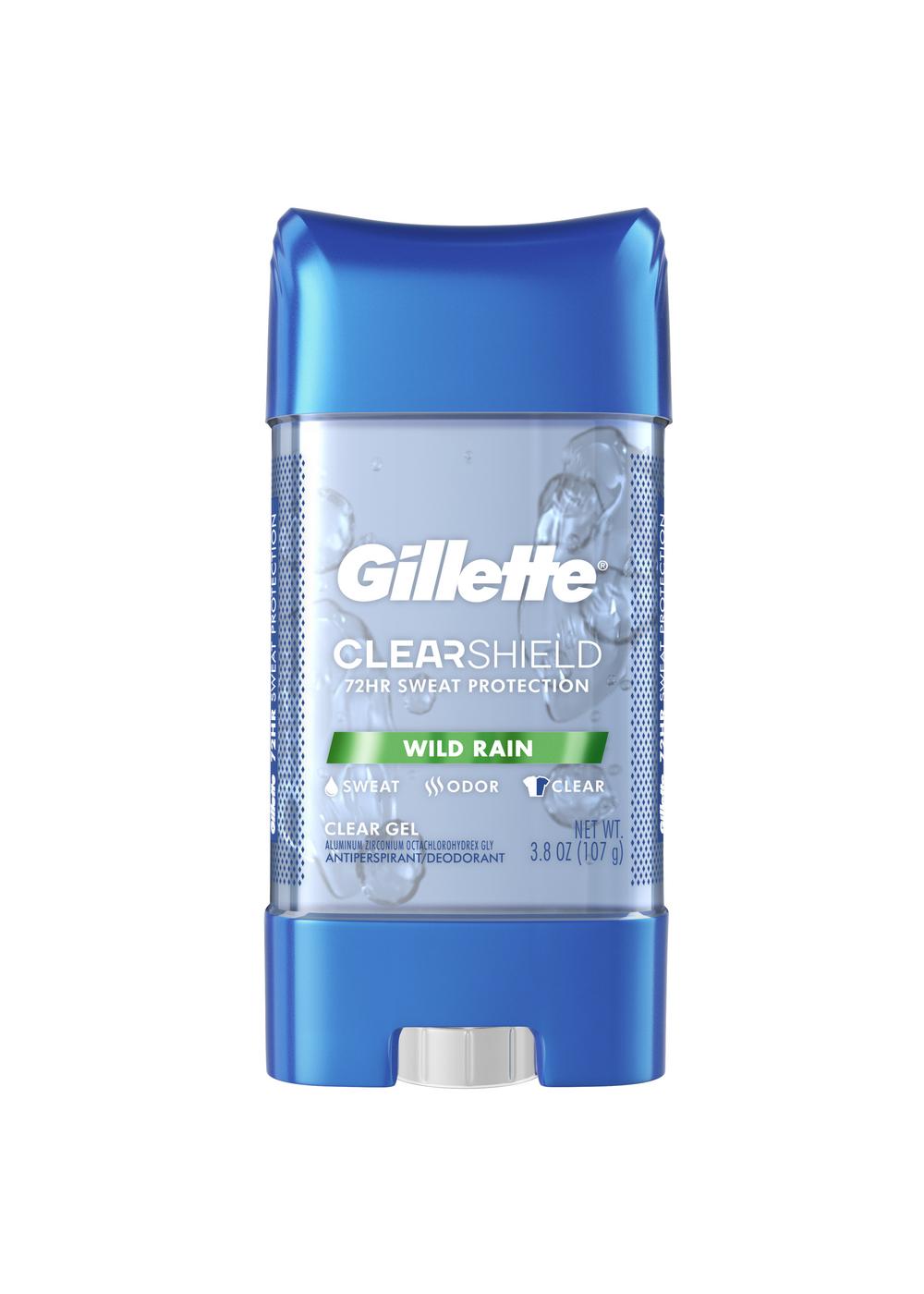 Gillette Clear Shield Antiperspirant Deodorant Gel - Wild Rain; image 1 of 2