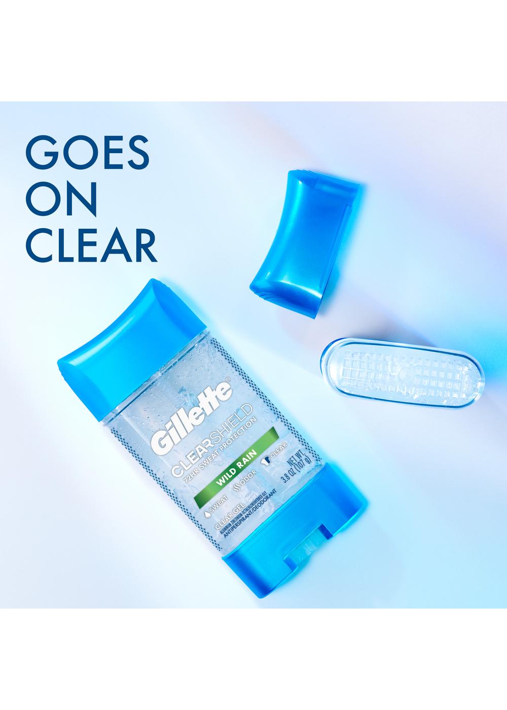 Gillette Clear Shield Gel Antiperspirant Deodorant - Wild Rain; image 2 of 5