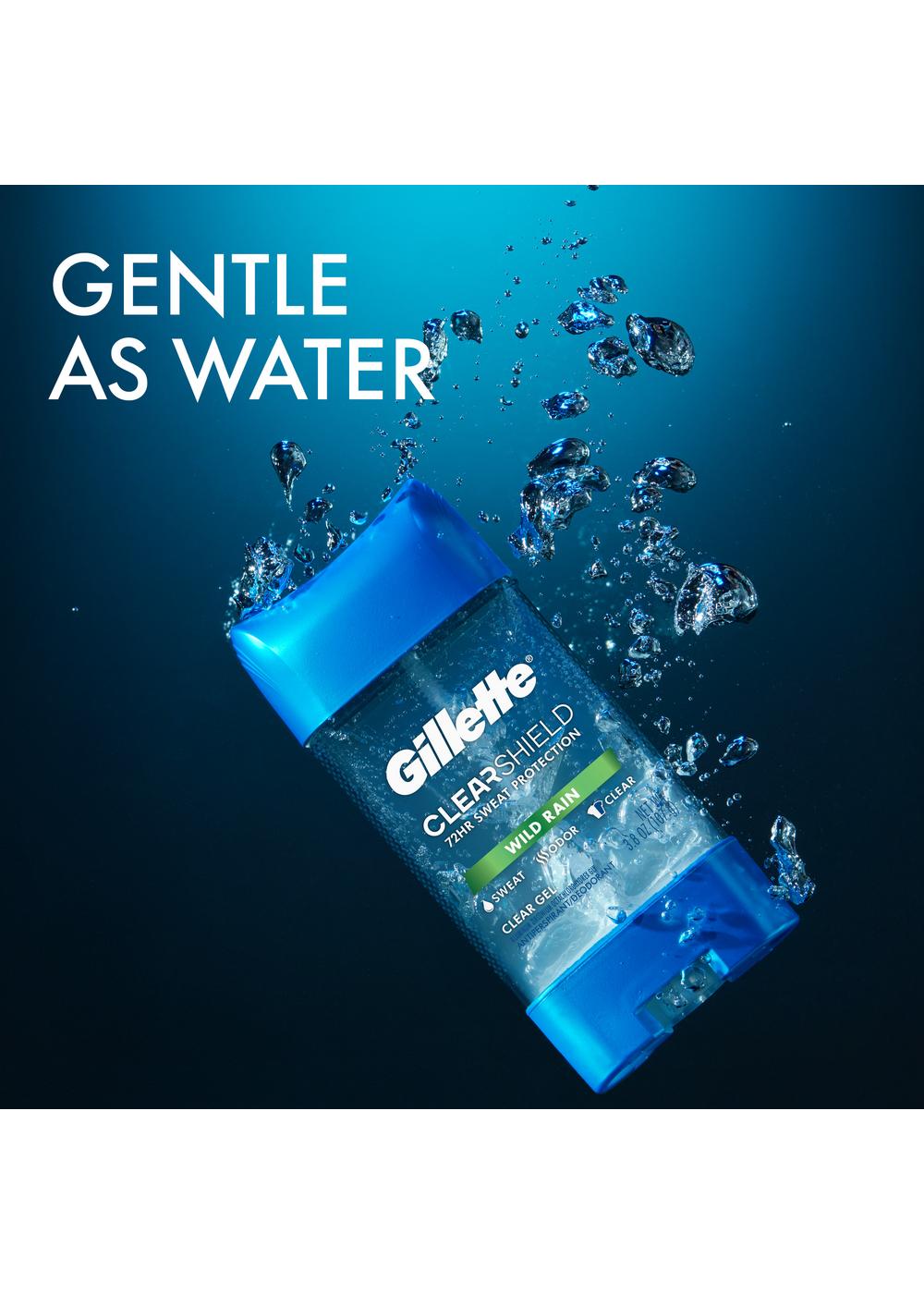 Gillette Clear Shield Antiperspirant Deodorant Gel - Wild Rain; image 2 of 2