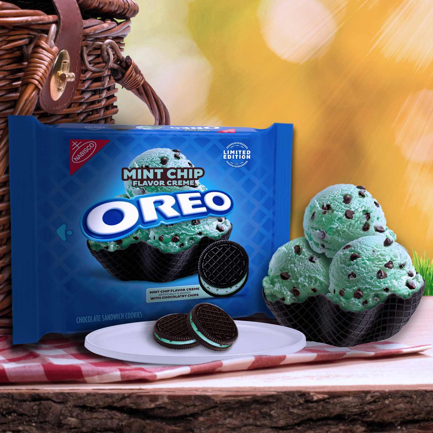 OREO Mint Chip Chocolate Sandwich Cookies Limited Edition; image 6 of 8