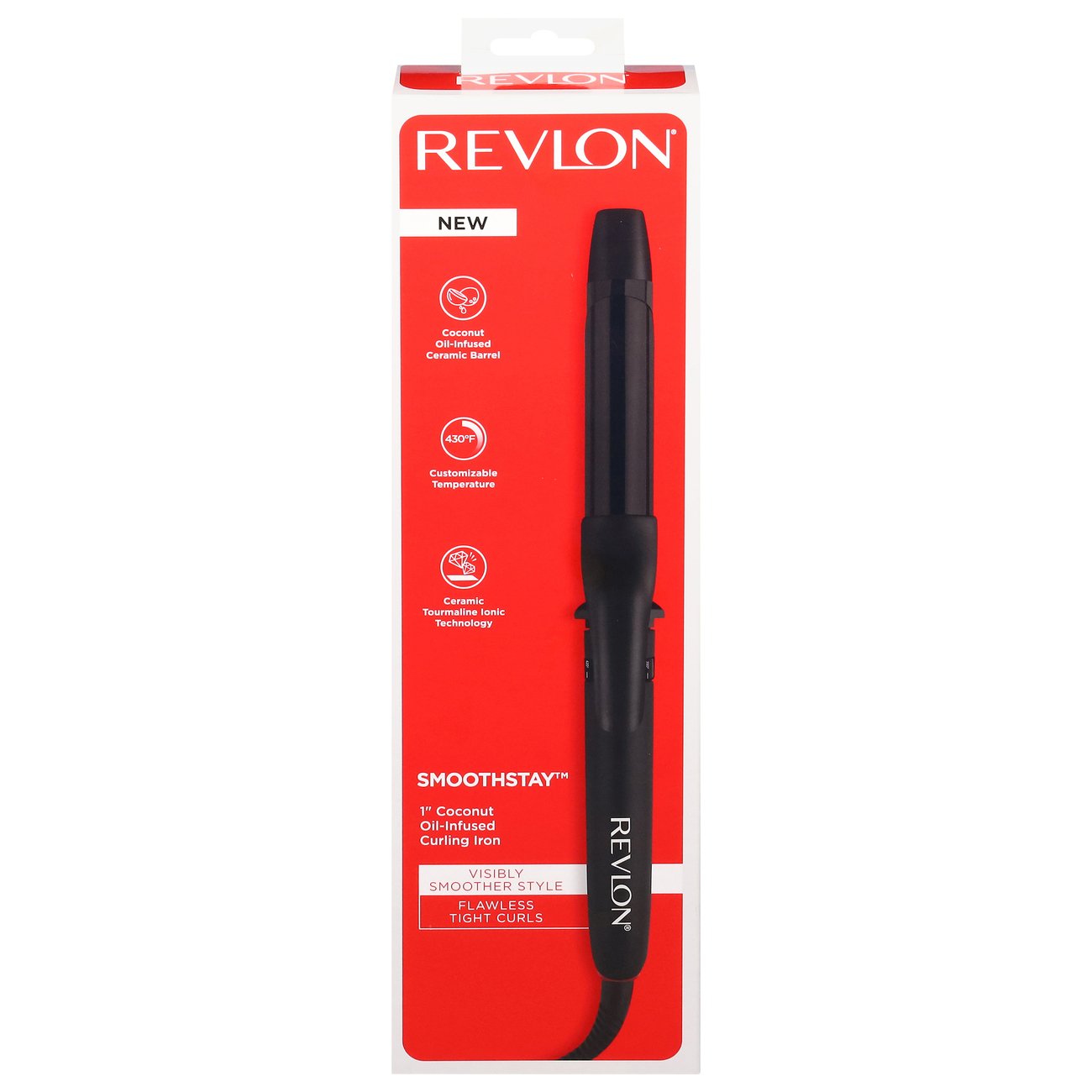 Revlon SmoothStay 1 Inch Curling Iron Shop Curling & Flat Irons at HEB