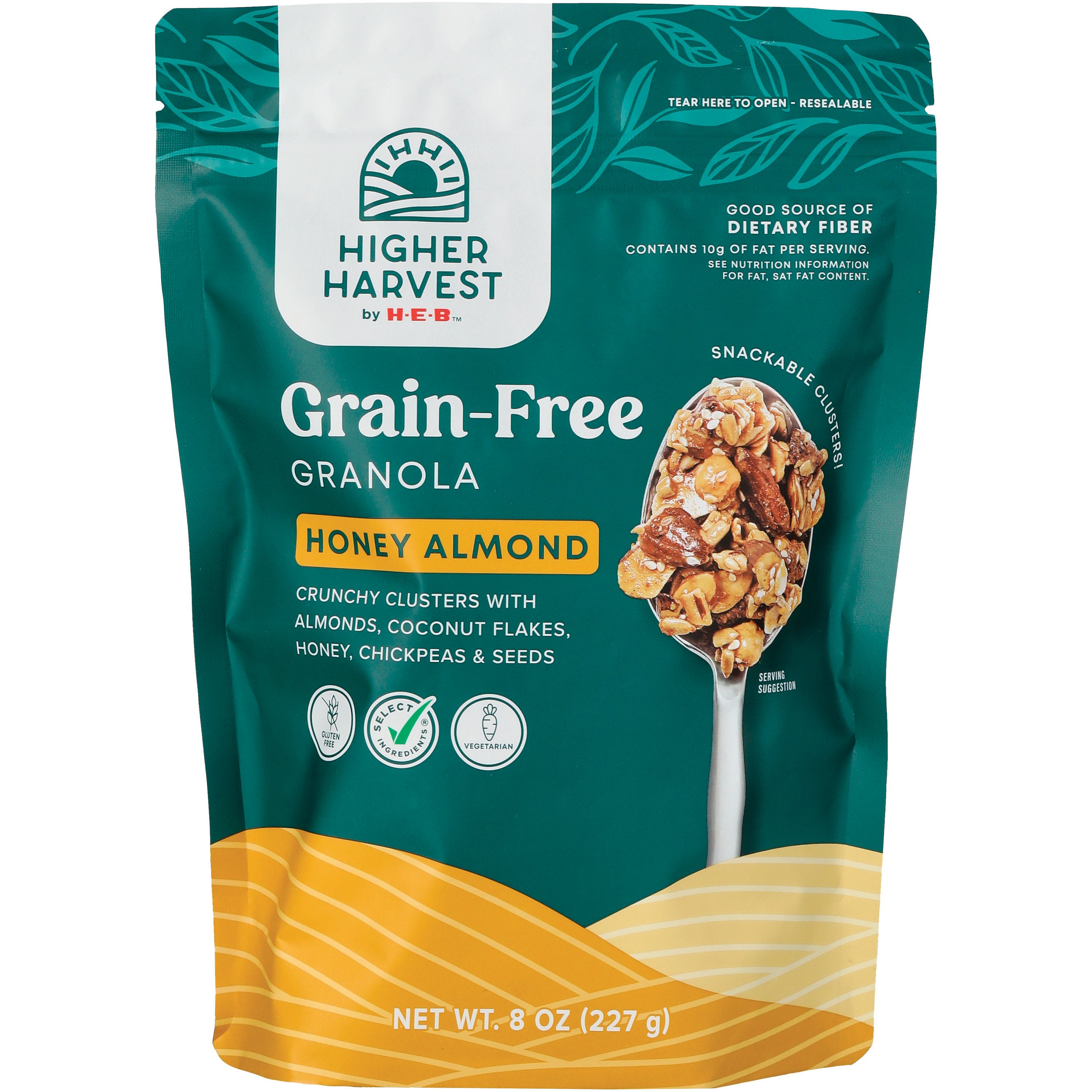 Higher Harvest by H-E-B Grain-Free Granola - Honey Almond - Shop ...