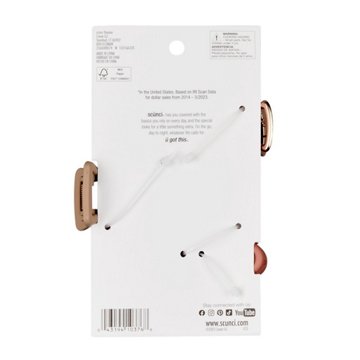 Scunci Matte Claw Hair Clips