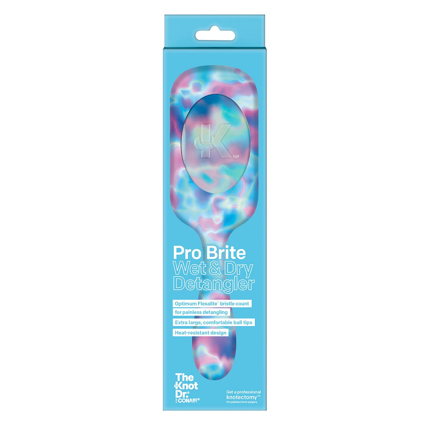 The Knot Dr. Pro Brite Wet & Dry Detangler Brush; image 1 of 2