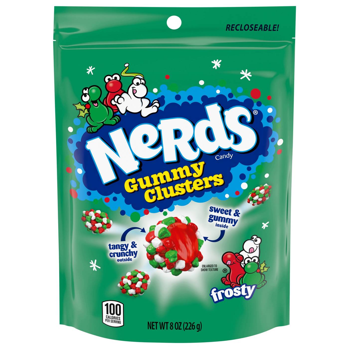 Nerds Gummy Clusters Frosty Holiday Candy; image 1 of 3