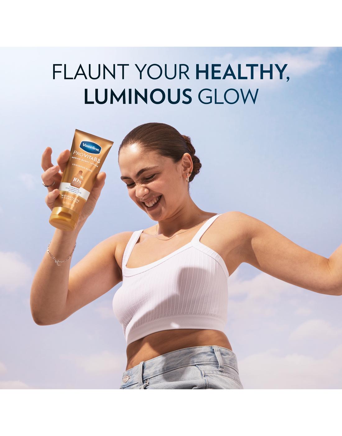 Vaseline ProVita B3 Serum-Burst Luminous Glow Lotion; image 3 of 6