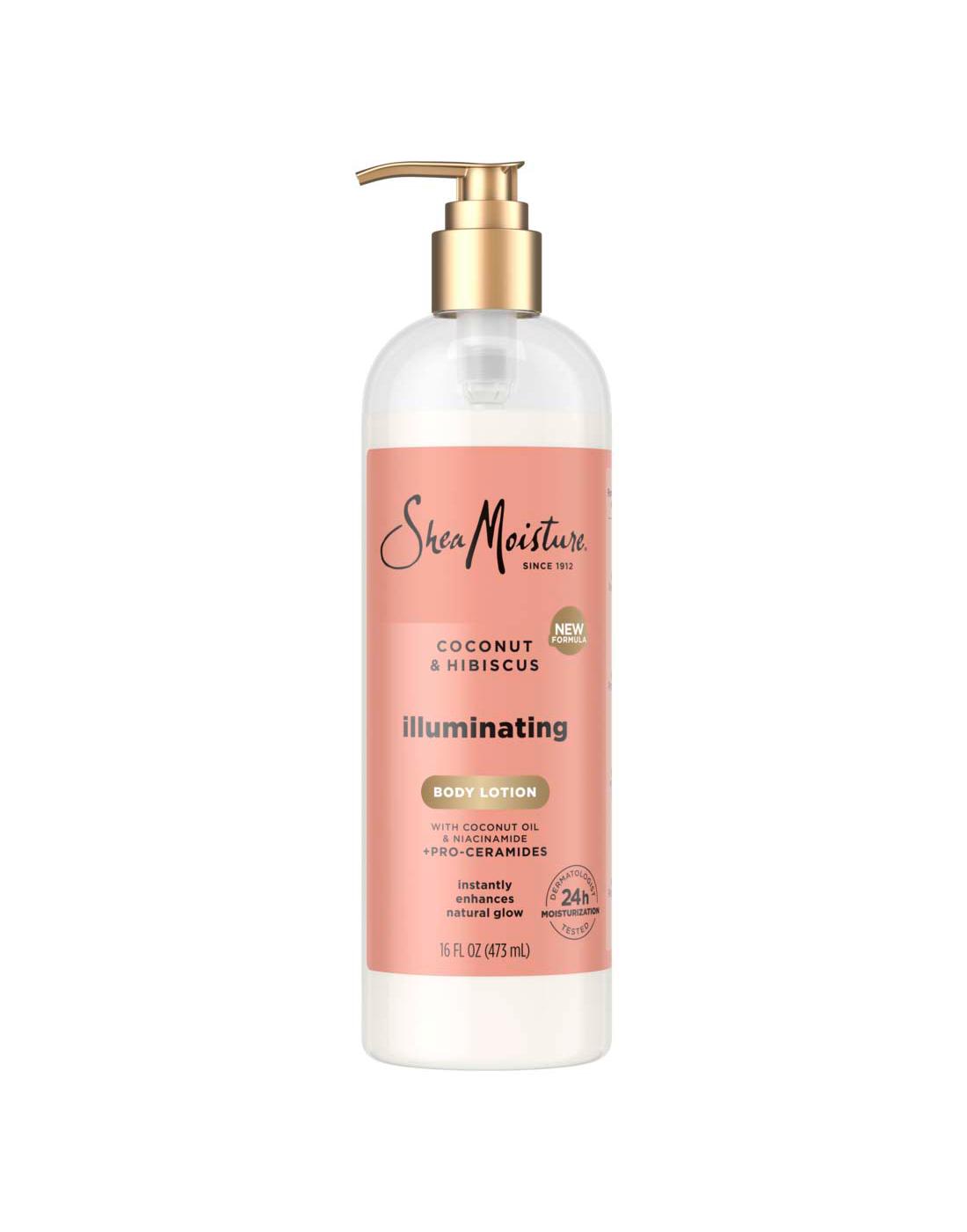 Shea Moisture Illuminating Body Lotion - Coconut & Hibiscus; image 1 of 8