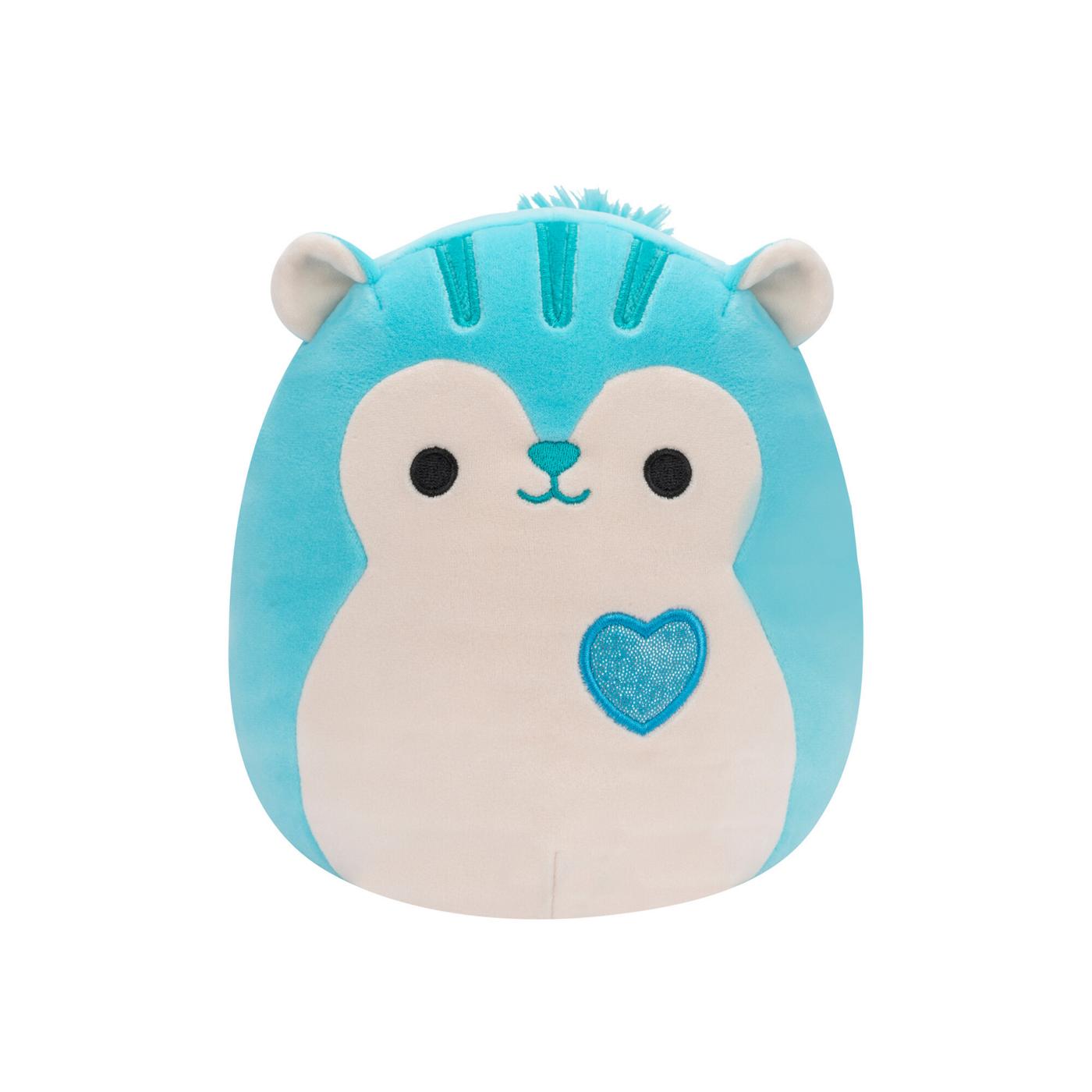 Squishmallows Blue Squirrel Valentine's Plush; image 1 of 4