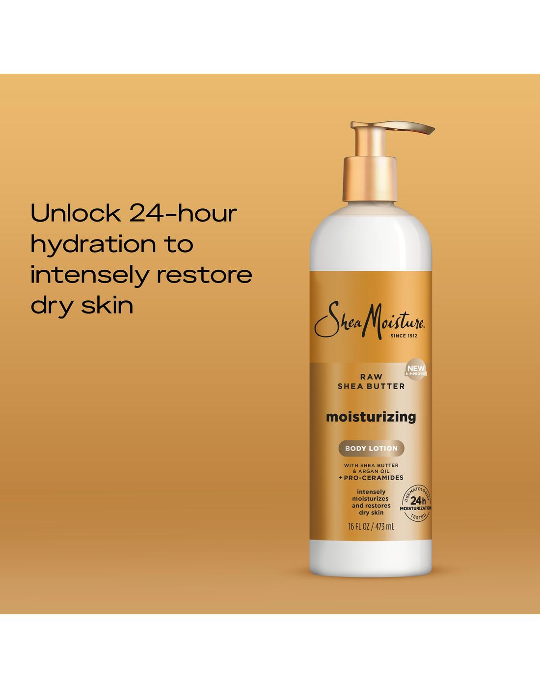 Shea Moisture Raw Shea Butter Moisturizing Body Lotion; image 5 of 8