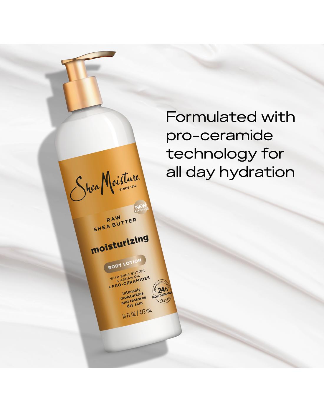 Shea Moisture Raw Shea Butter Moisturizing Body Lotion; image 6 of 8